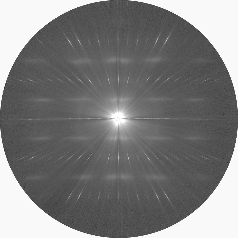 RHEED radar scan of a GaAs surface